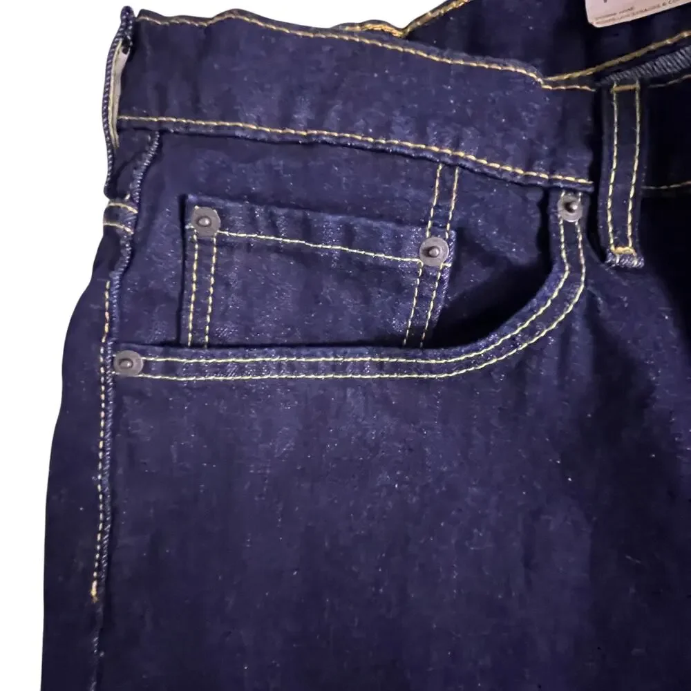 Levi's Jeans Mens 44x29 Big & Tall Blue 550 Relaxed Stretch Denim 5 pocket
